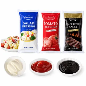 Liquid Packaging Machine - Liquid Packing Machine - 3 sauce packaging
