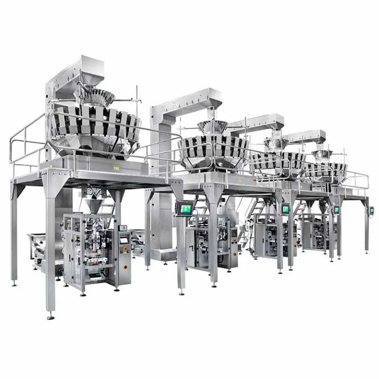 Automatic High-speed Packing Line With Multihead Weigher